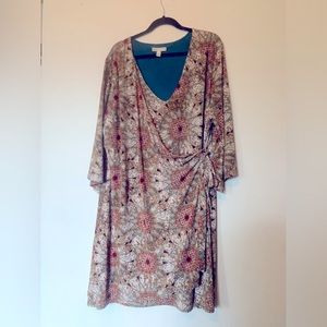 Cato brand 26/28W wrap dress